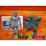 RARE Furuta Johnny Sokko Giant FLYING ROBO Vs Dracolon Mini Robot Figure Set #1