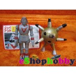 RARE Furuta Johnny Sokko FLYING ROBO Vs Nucleon Mini Robot Figure Set #2
