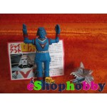 RARE Furuta Johnny Sokko FLYING ROBO Vs Iron Power Mini Robot Figure Set #8