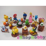 FURUTA Choco Egg Super Mario Series 4 Character Mini Figure Set of 14pcs