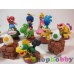 FURUTA Choco Egg Super Mario Series 4 Character Mini Figure Set of 14pcs